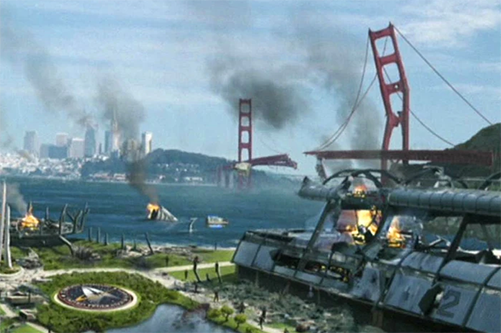 Aftermath of Breen attack on Earth