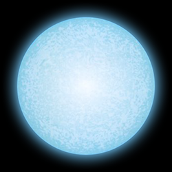 Class B Star - Blue-White